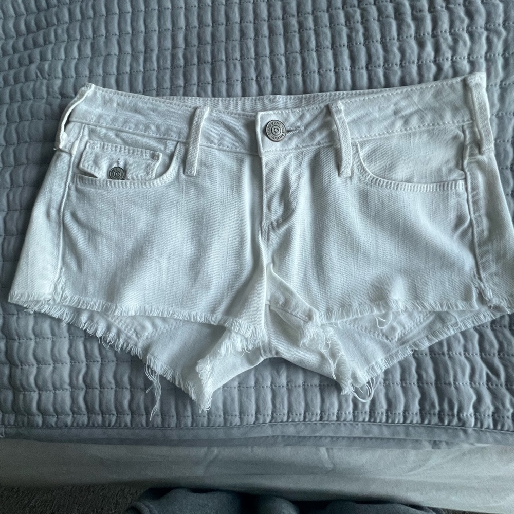 Women's White Denim Shorts True Religion
